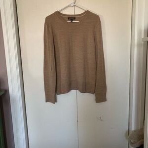 Banana Republic Unisex Light Brown Crewneck Sweater